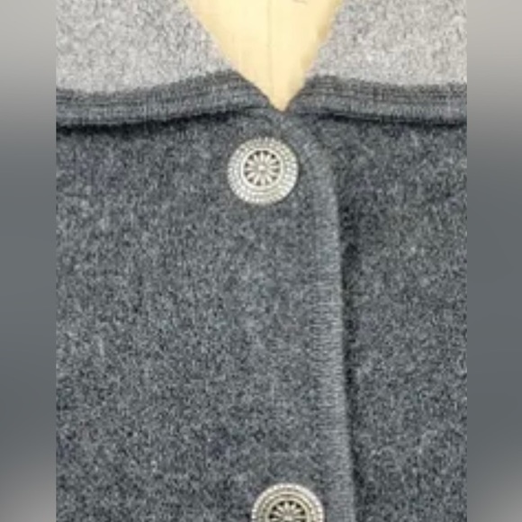 GADDY COLLECTION Vintage Wool Blend Embroidered Jacket Cardigan Sweater - Picture 10 of 10